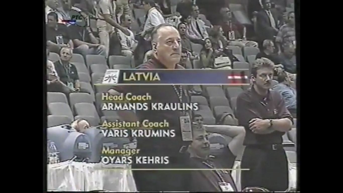 Евробаскет 2001. Мужчины. 1/4 финала. Югославия - Латвия