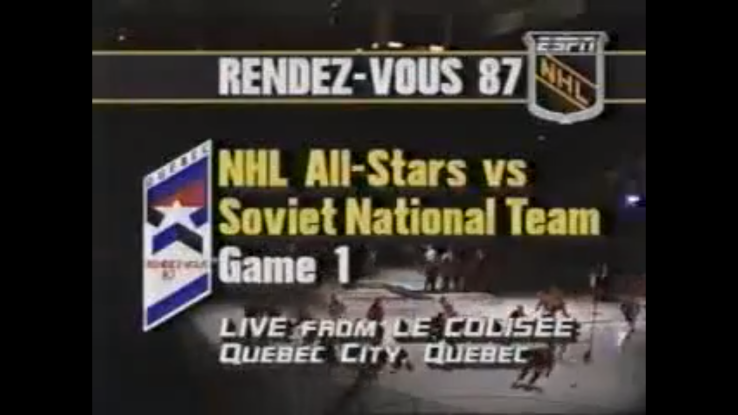 Рандеву-87. Сборная НХЛ - Сборная СССР. Первый матч