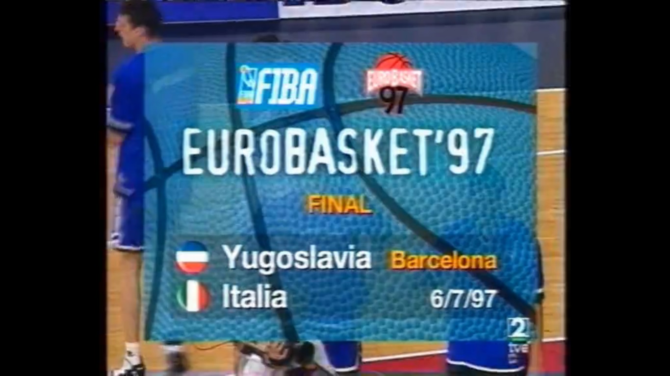 Евробаскет 1997. Мужчины. Финал. Югославия - Италия