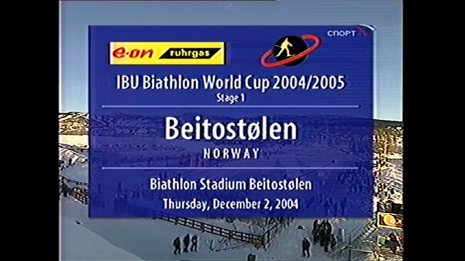 Биатлон. Кубок мира 2004/2005. 1 этап. Бейтостолен. Норвегия. Мужчины. Спринт. 10 км