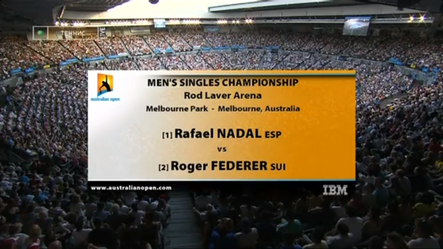 Australian Open 2009. Финал. Рафаэль Надаль - Роджер Федерер