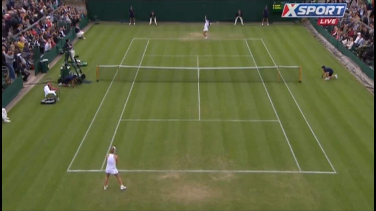 Wimbledon 2013. 1 круг. Марион Бартоли - Элина Свитолина