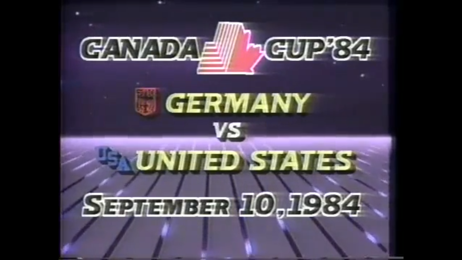 Кубок Канады 1984. Предварительный этап. США - ФРГ