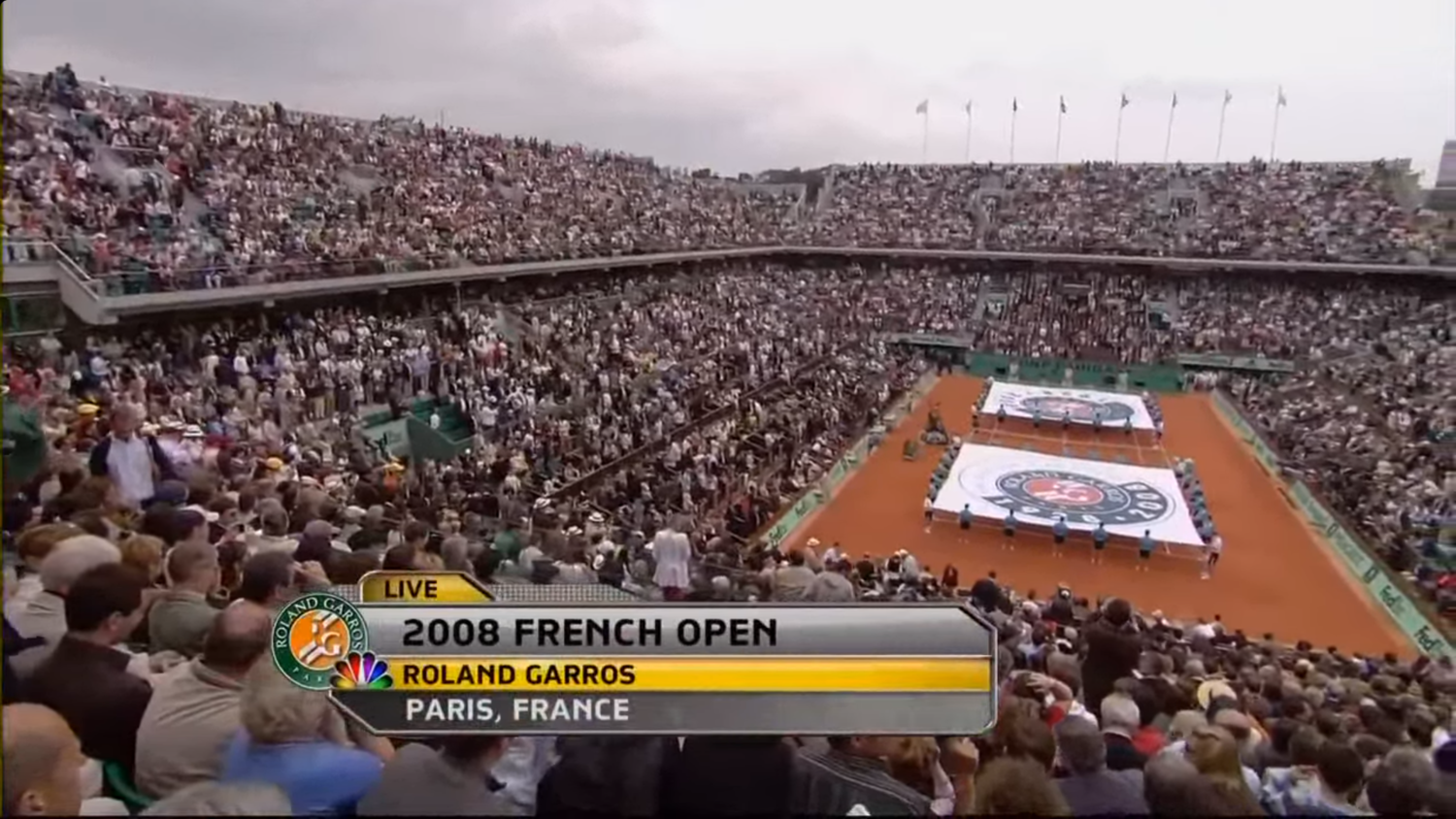 Roland Garros 2008. Финал. Роджер Федерер - Рафаэль Надаль