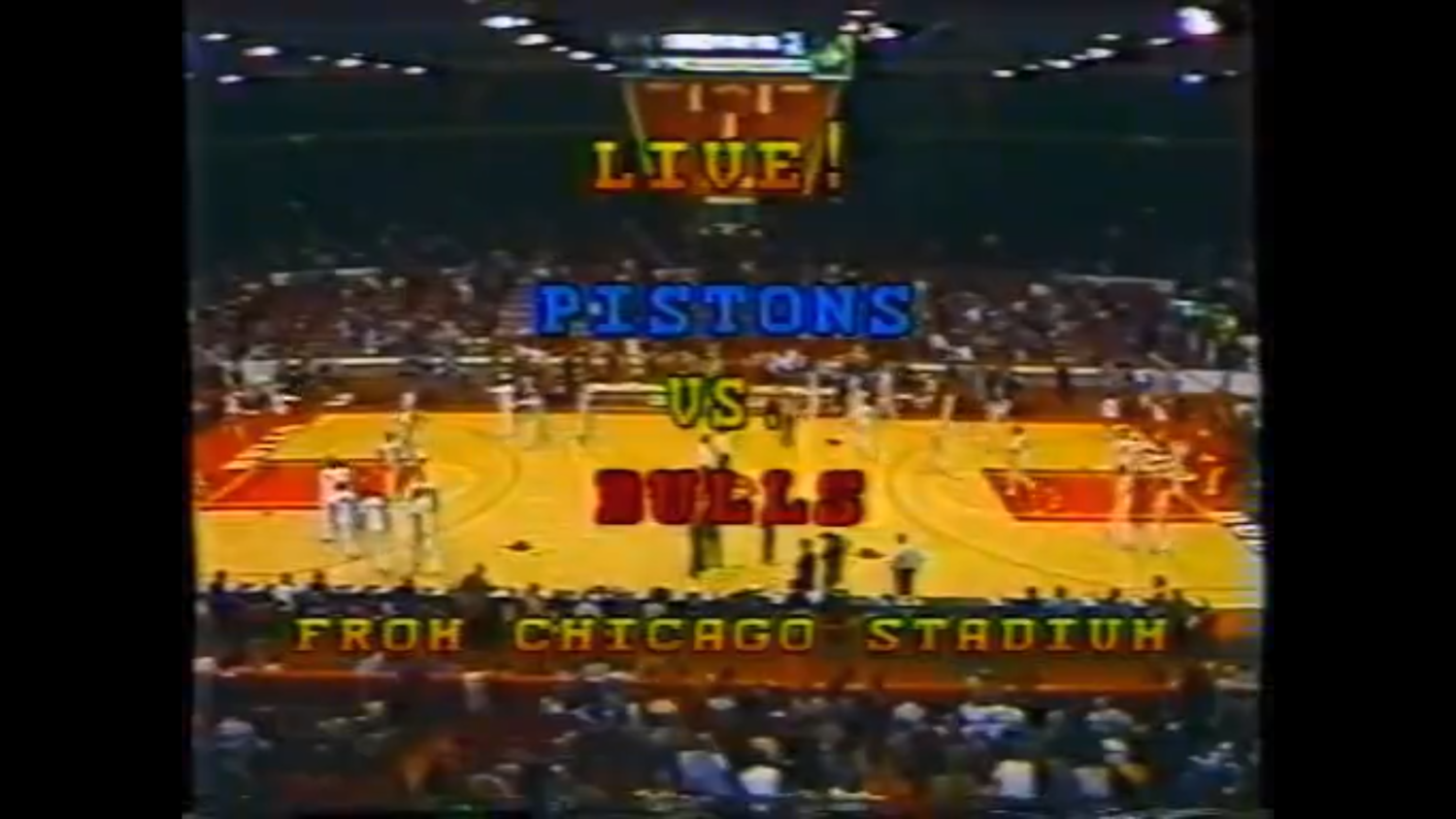 NBA 1984/1985. Регулярный сезон. Детройт Пистонс - Чикаго Буллз (12.02.1985)