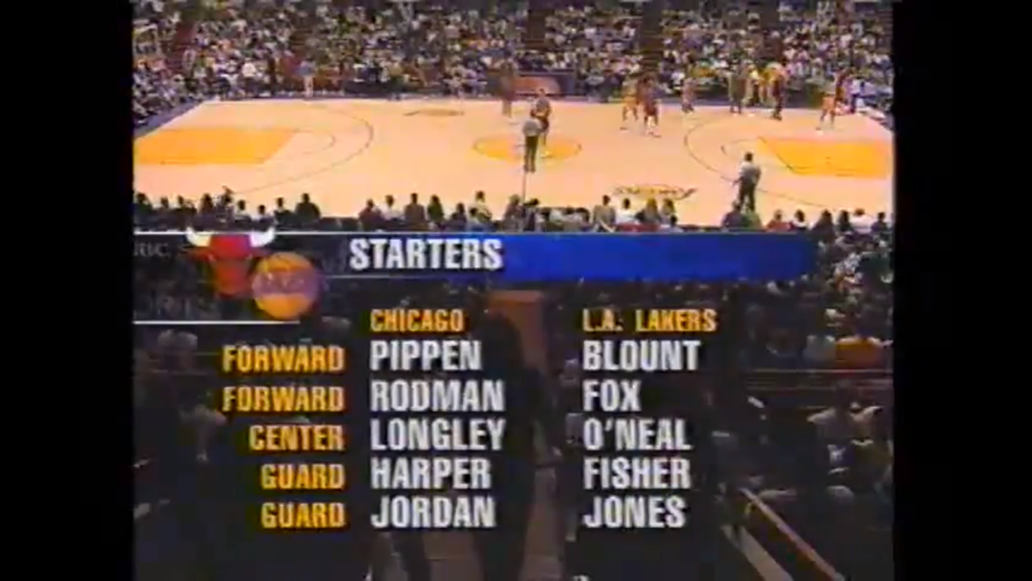 NBA 1997/1998. Регулярный чемпионат. Лос-Анджелес Лейкерс - Чикаго Буллз (01.02.1998)
