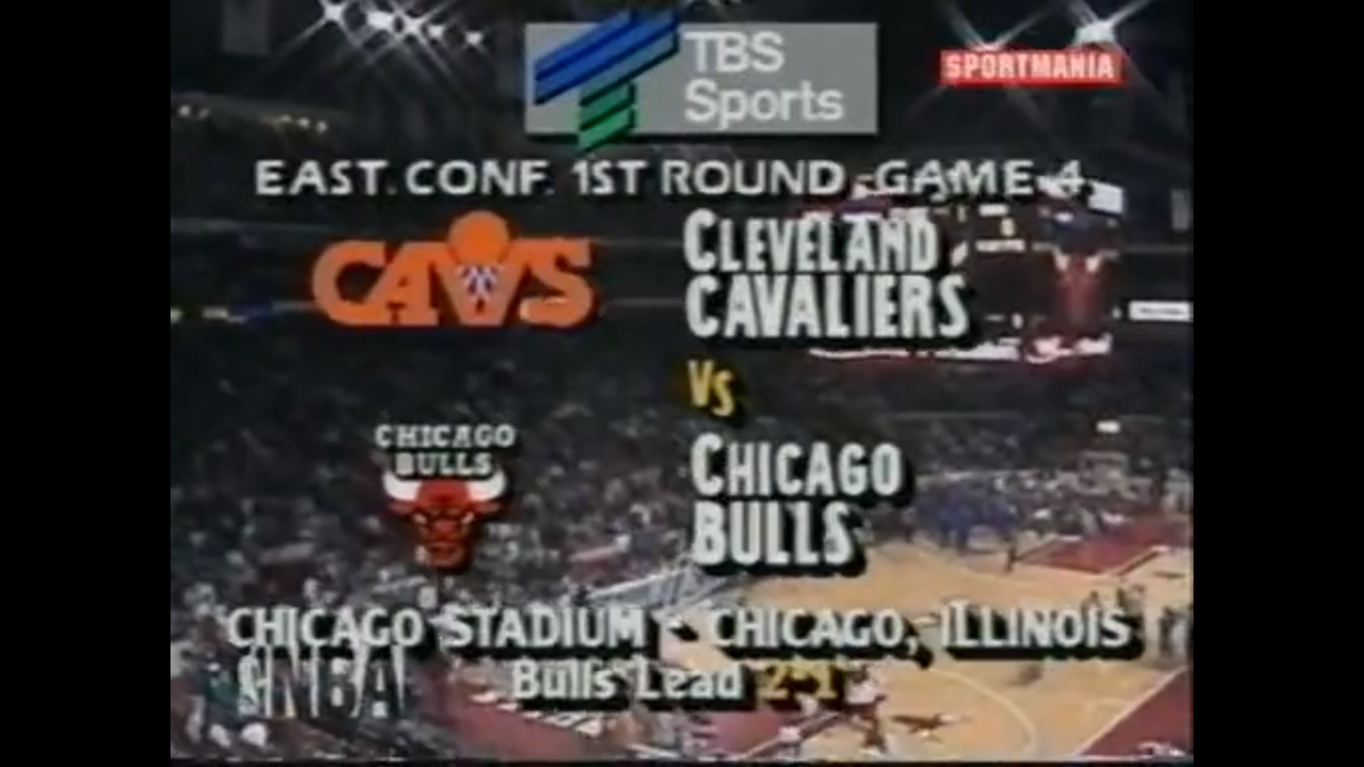 NBA 1988/1999. 1 раунд плей-офф. Кливленд Кавальерс - Чикаго Буллз. 4 игра