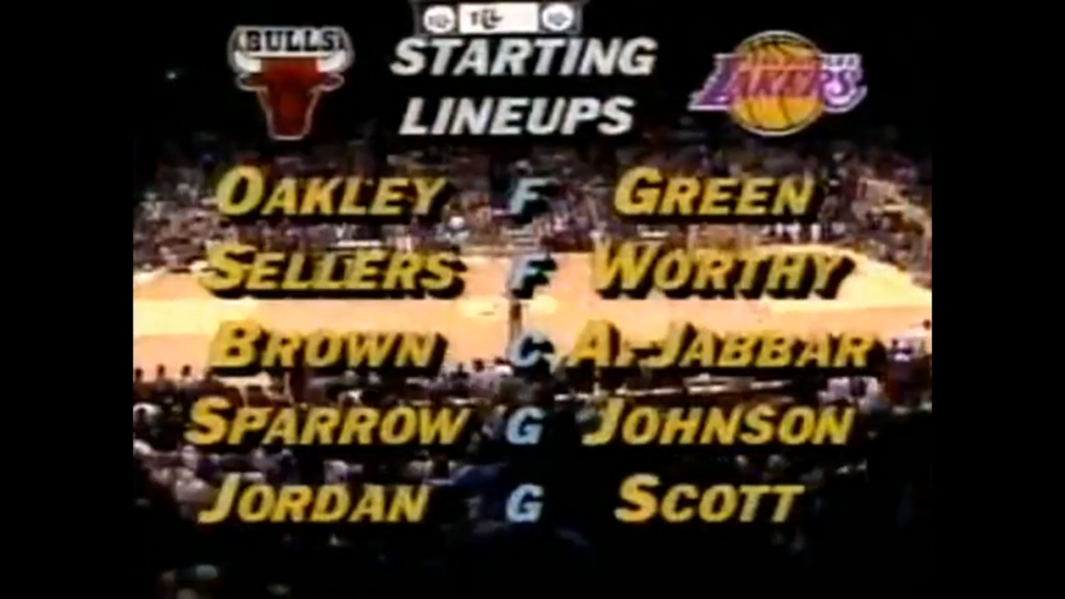 NBA 1987/1988. Регулярный сезон. Чикаго Буллз - Лос-Анджелес Лейкерс (02.02.1988)