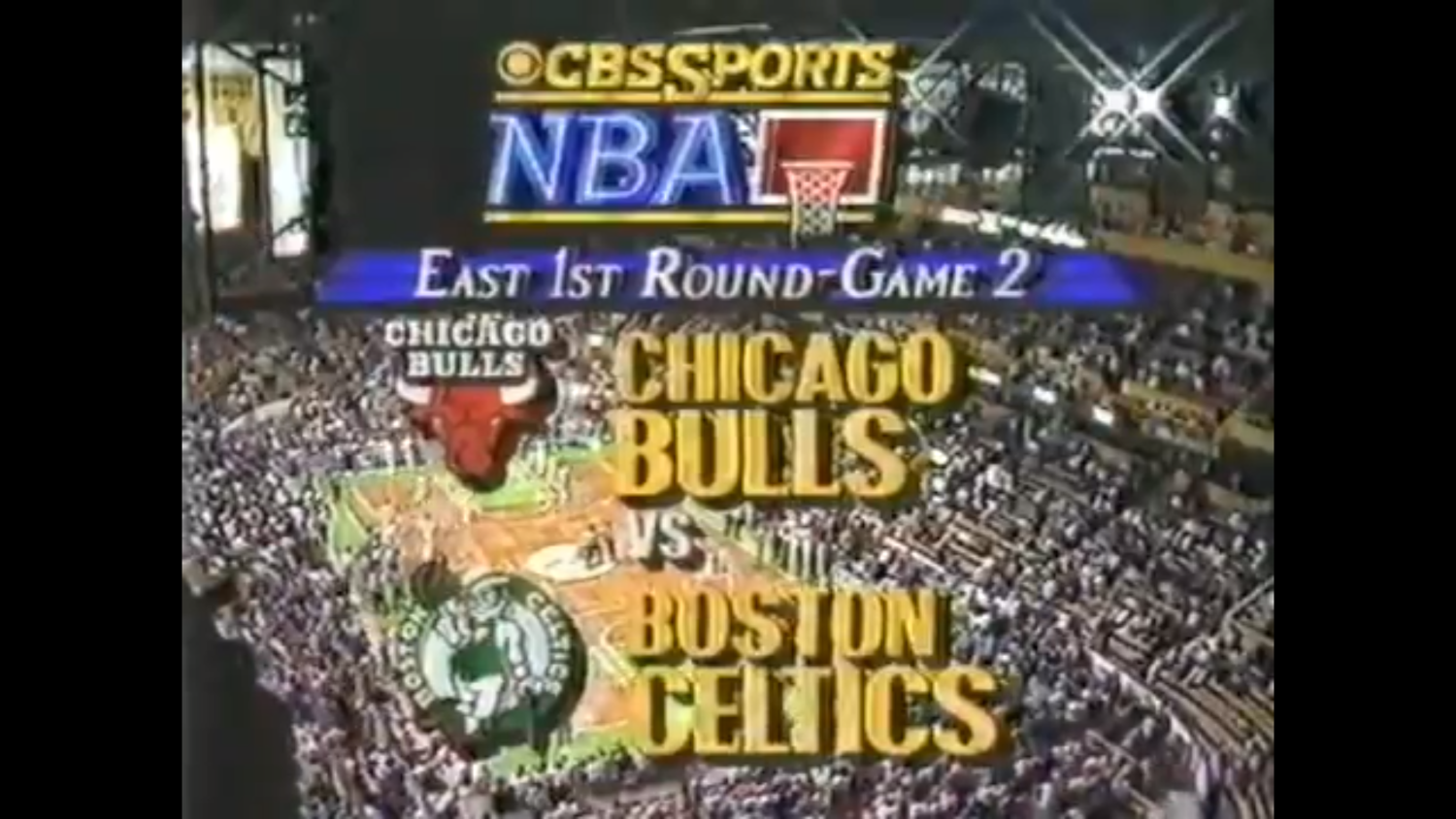 NBA 1986/1987. 1 раунд плей-офф. Чикаго Буллз - Бостон Селтикс. 2 игра