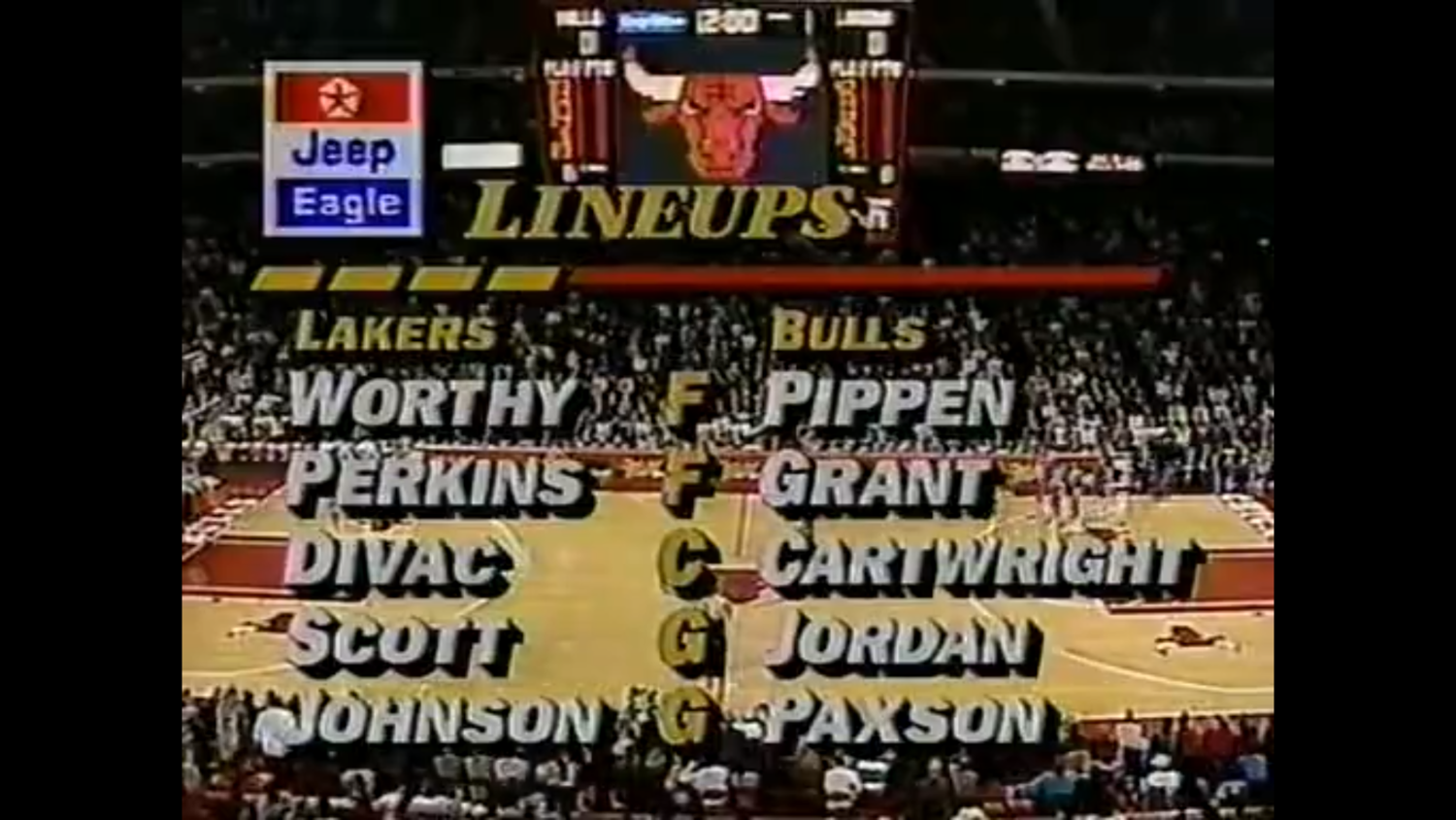NBA 1990/1991. Регулярный сезон. Чикаго Буллз - Лос-Анджелес Лейкерс (21.12.1990)