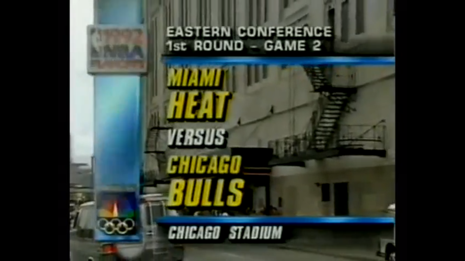 NBA 1991/1992. 1 раунд плей-офф. Майами Хит - Чикаго Буллз. 2 игра