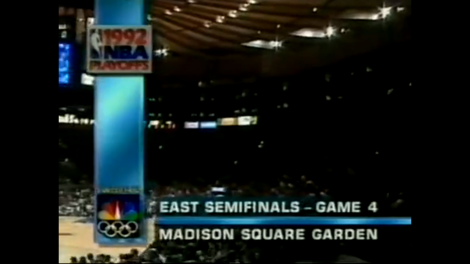 NBA 1991/1992. 1/2 финала. Восточная конференция. Нью-Йорк Никс - Чикаго Буллз. 4 игра