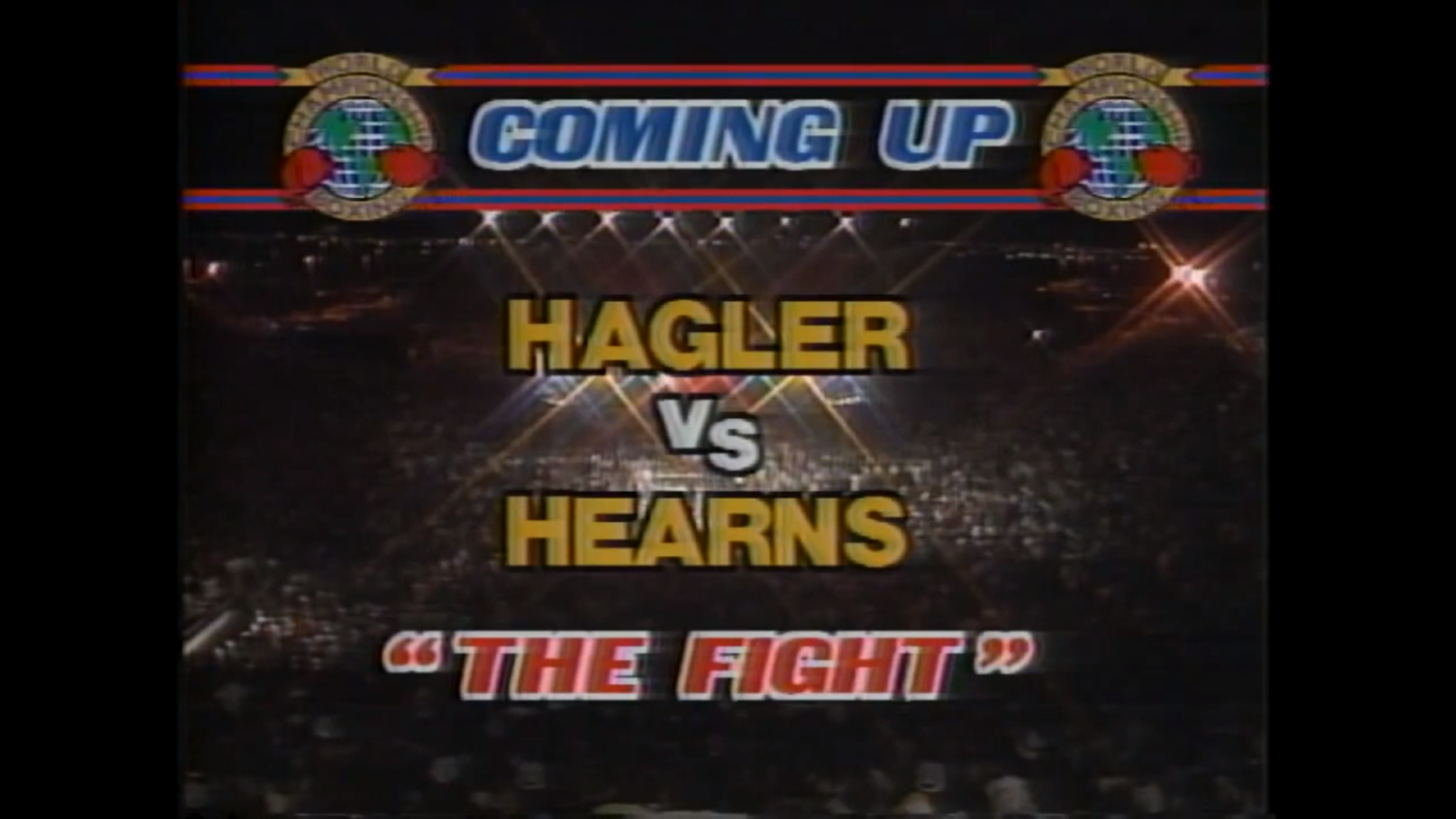 Бокс. Бой за звание чемпиона мира в среднем весе по версии WBA, WBC, IBF, The Ring 1985. Марвин Хаглер - Томас Хирнс