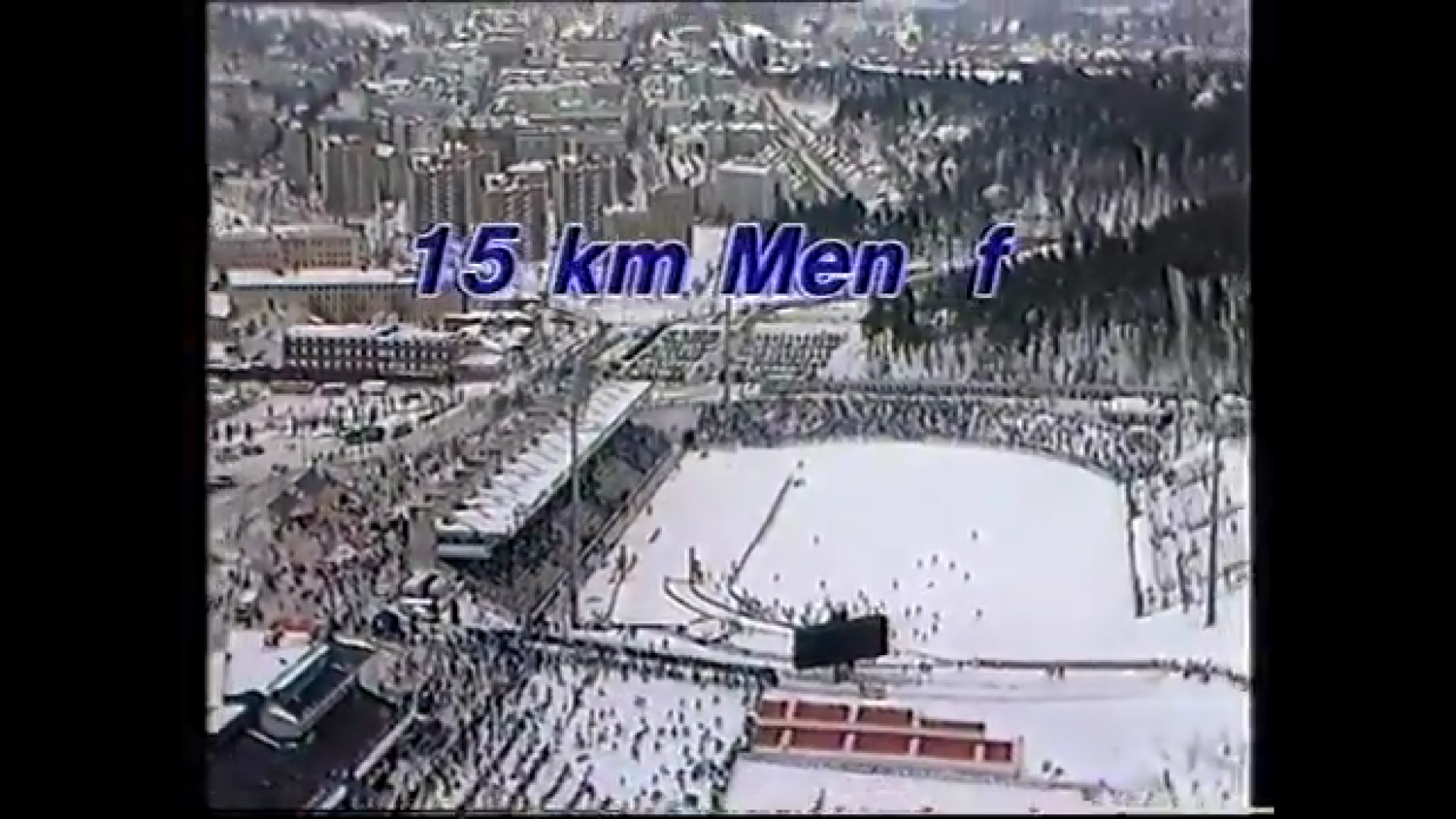 Лыжные гонки 1989. Чемпионат мира. Лахти, Финляндия. Мужчины. Свободный стиль. 15 км