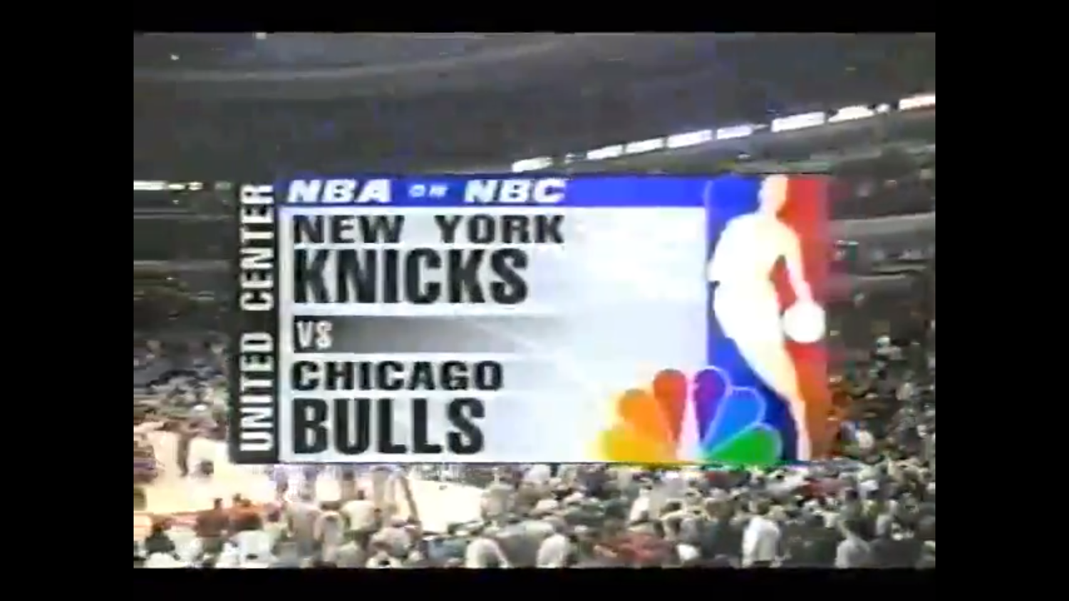 NBA 1995/1996. 1/2 финала. Восточная конференция. Чикаго Буллз - Нью-Йорк Никс. 1 игра