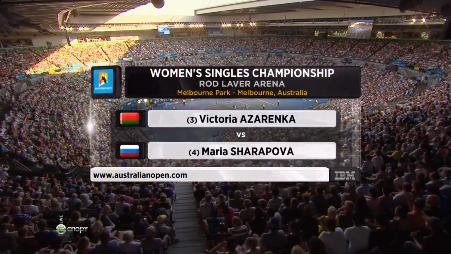 Australian Open 2012. Финал. Виктория Азаренко - Мария Шарапова