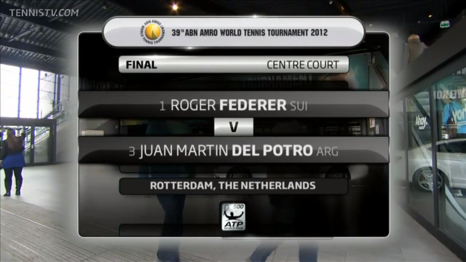 ABN AMRO World Tennis Tournament 2012. Финал. Роджер Федерер - Хуан Мартин Дель-Потро