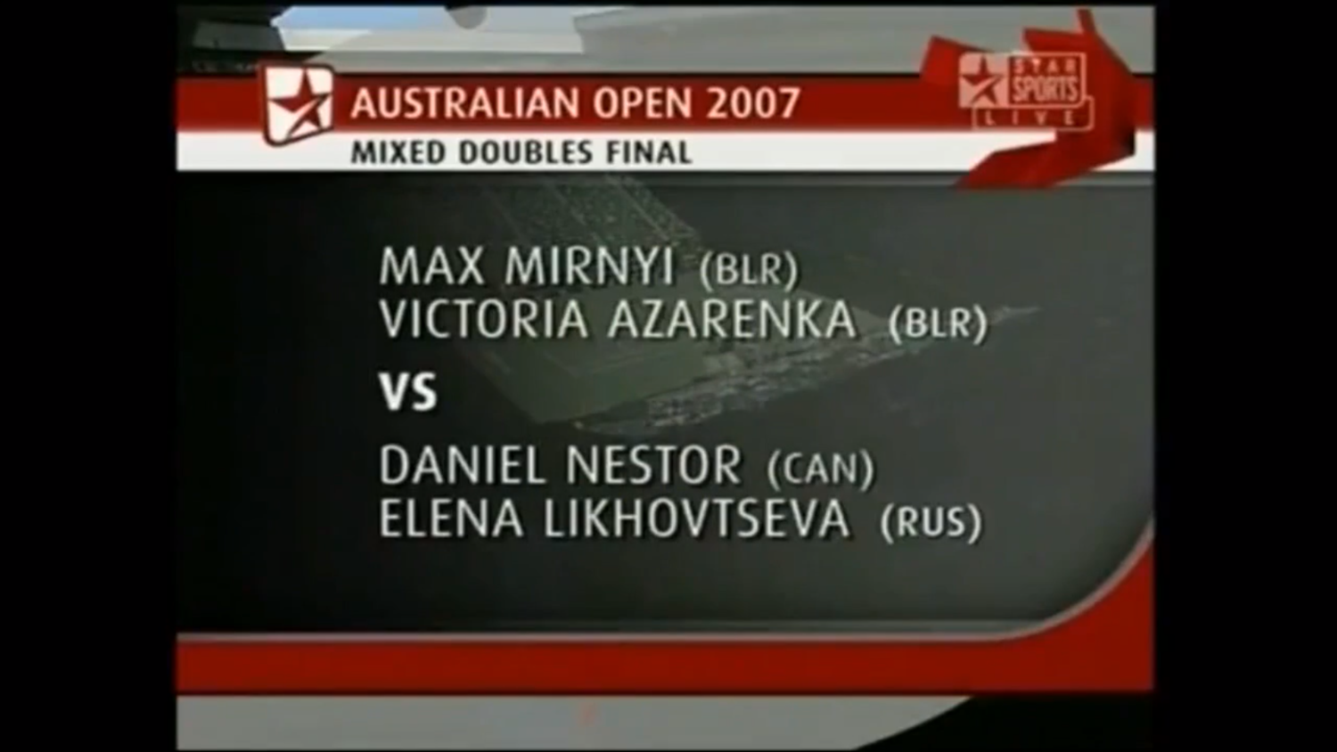 Australian Open 2007. Микст. Финал. Азаренко/Мирный - Лиховцева/Нестор