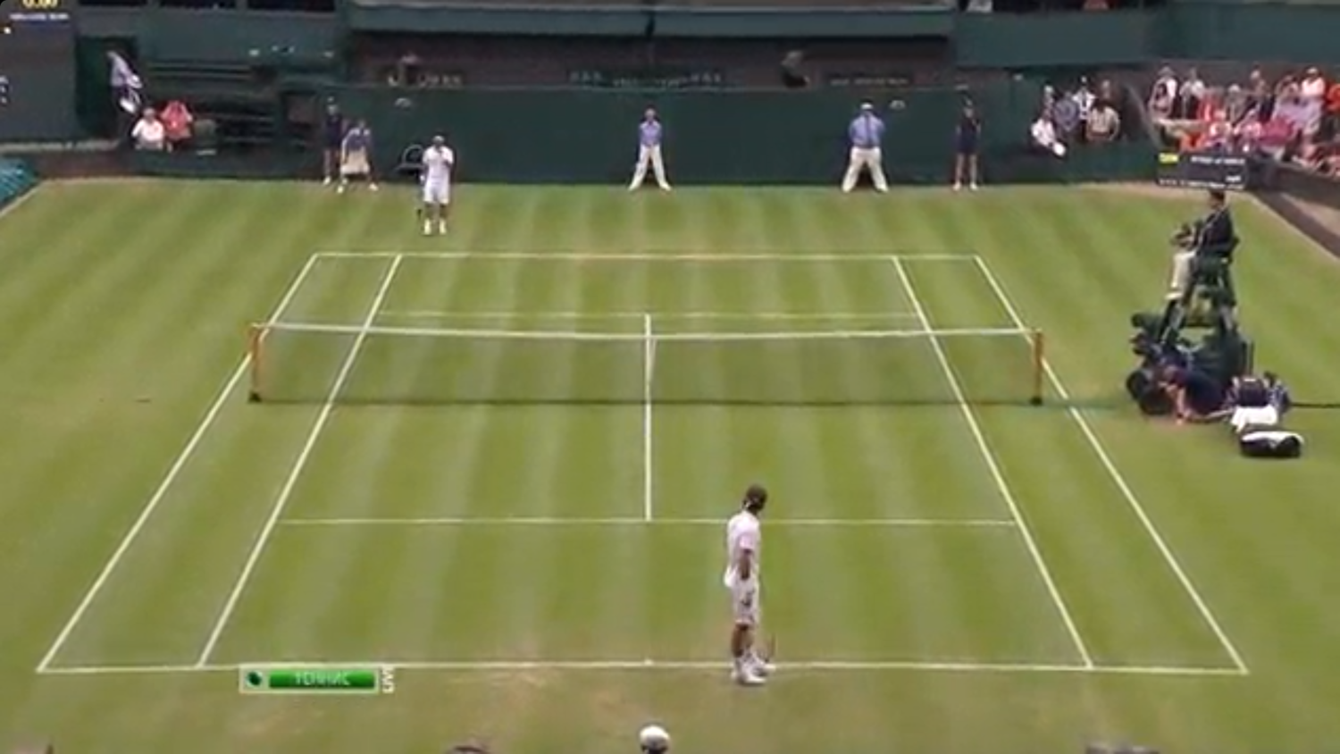 Wimbledon 2012. 02 круг. Роджер Федерер - Фабио Фоньини