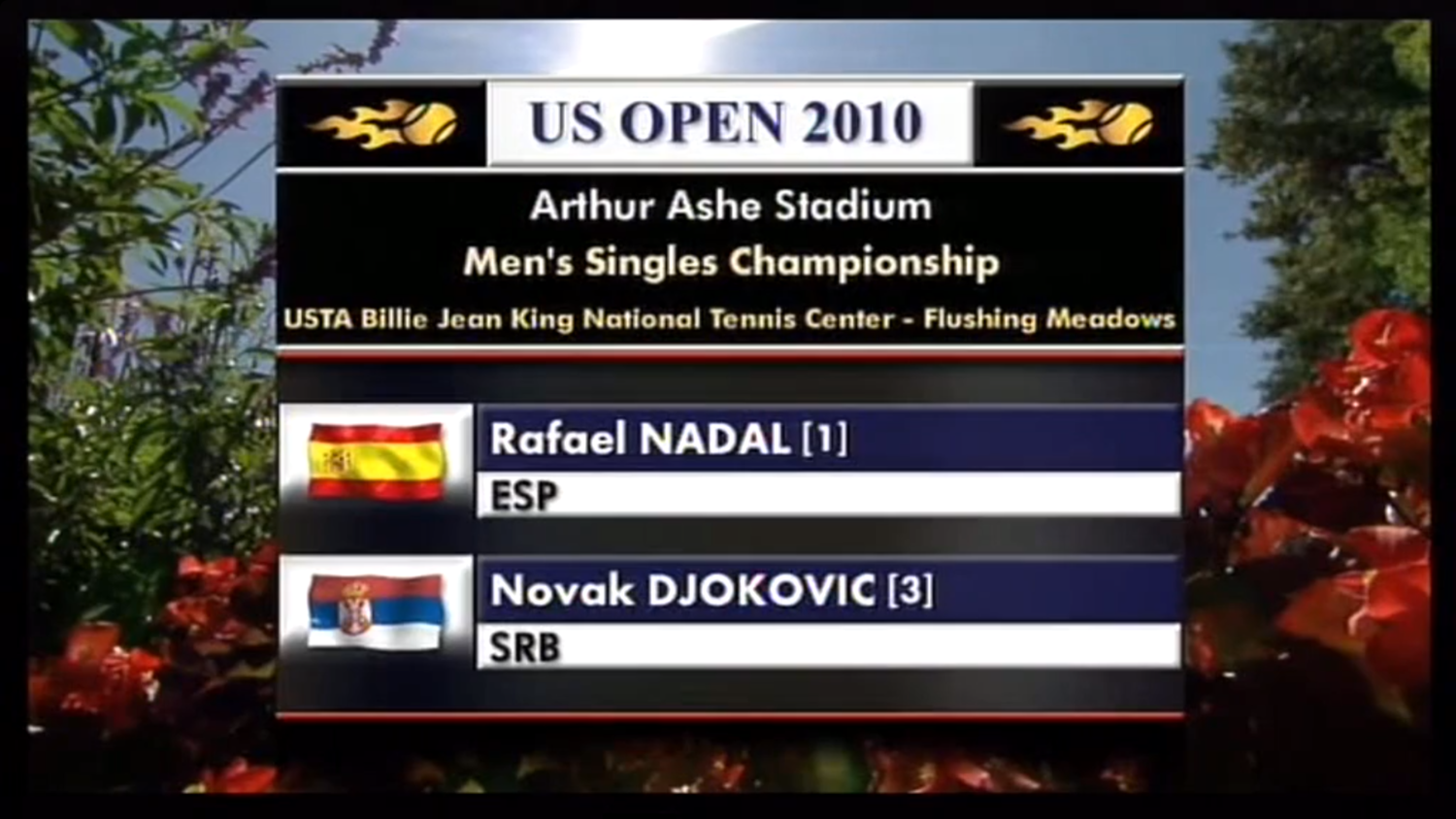 US Open 2010. Финал. Рафаэль Надаль - Новак Джокович