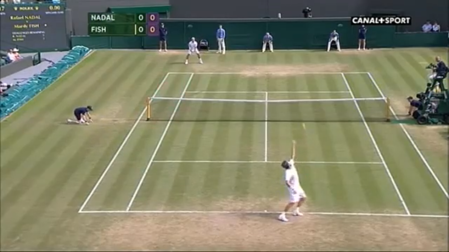 Wimbledon 2011. 1/4 финала. Рафаэль Надаль - Мэрди Фиш