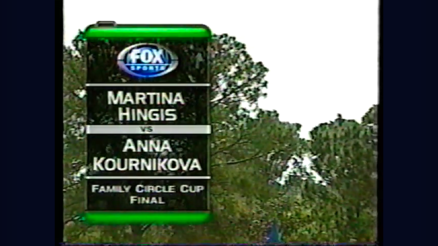 Family Circle Cup 1999. Финал. Мартина Хингис - Анна Курникова