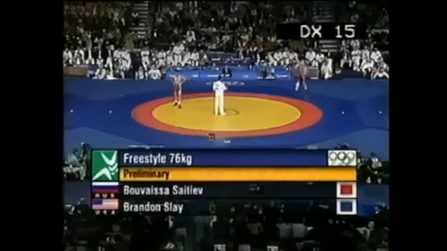 Летние Олимпийские игры 2000 в Сиднее. Вольная борьба. Финал. Категория до 76 кг. Бувайсар Сайтиев (Россия) VS Брендон Слэй (США)