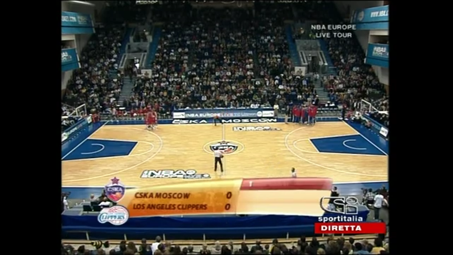 NBA Europe Live Tour 2006. Турнир в Москве. ЦСКА - Лос-Анджелес Клипперс