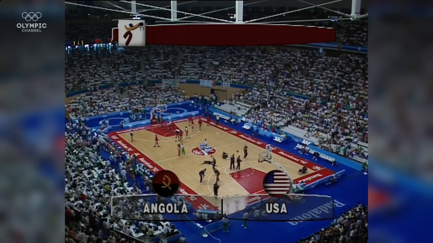 Летние Олимпийские игры 1992 в Барселоне. Баскетбол. Мужчины. Группа A. США - Ангола