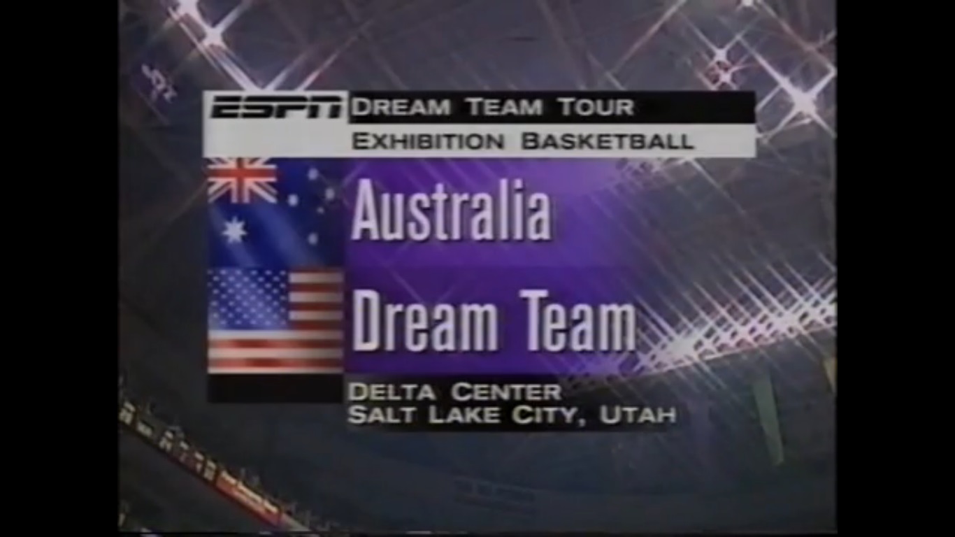 Летние Олимпийские игры 1996 в Атланте. Баскетбол. Мужчины. 1/2 финала. США - Австралия
