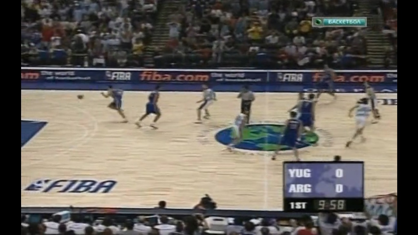 Чемпионат мира по баскетболу 2002. Финал. Югославия - Аргентина
