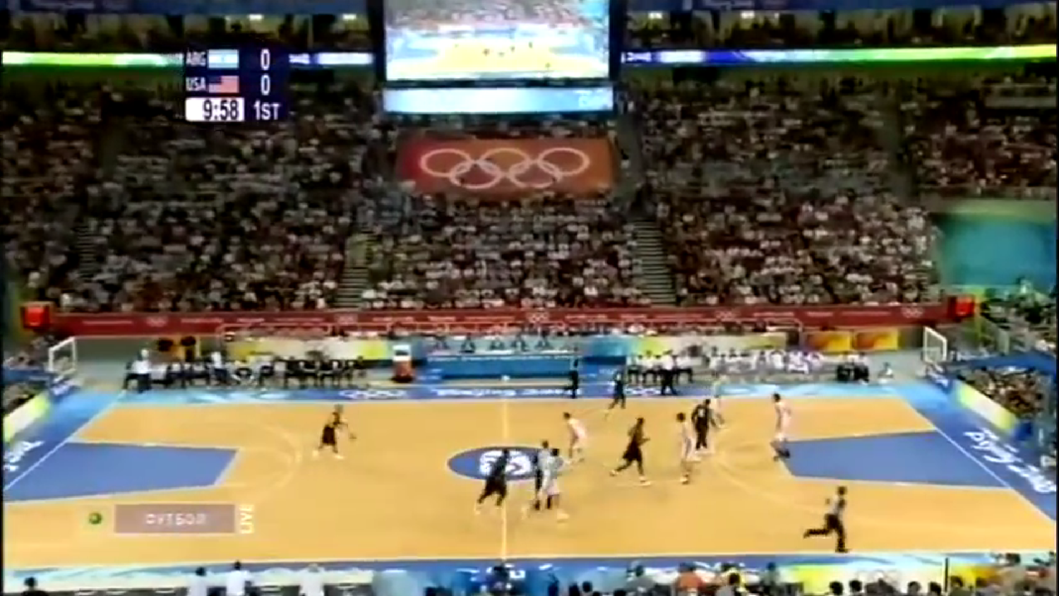 Летние Олимпийские игры 2008 в Пекине. Баскетбол. Мужчины. 1/2 финала. Аргентина - США