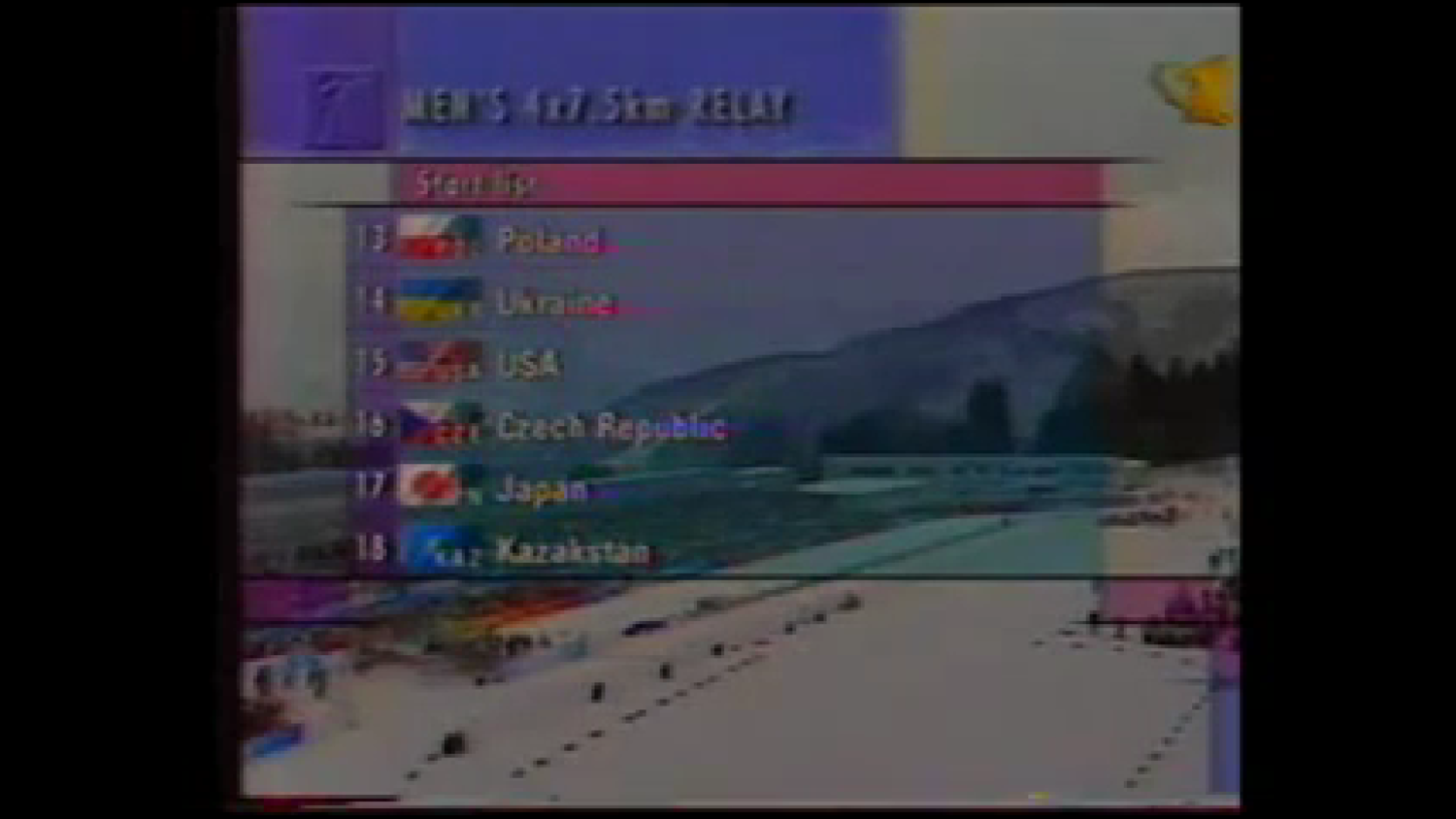 Зимние Олимпийские игры 1998 в Нагано. Биатлон. Мужчины. Эстафета