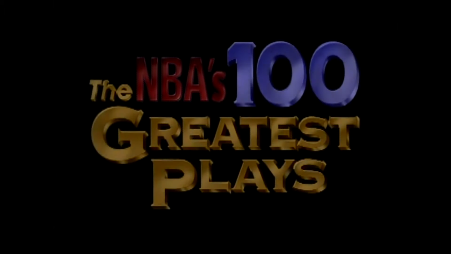 100 лучших моментов НБА (1999) / The NBA's 100 Greatest Plays (1999)