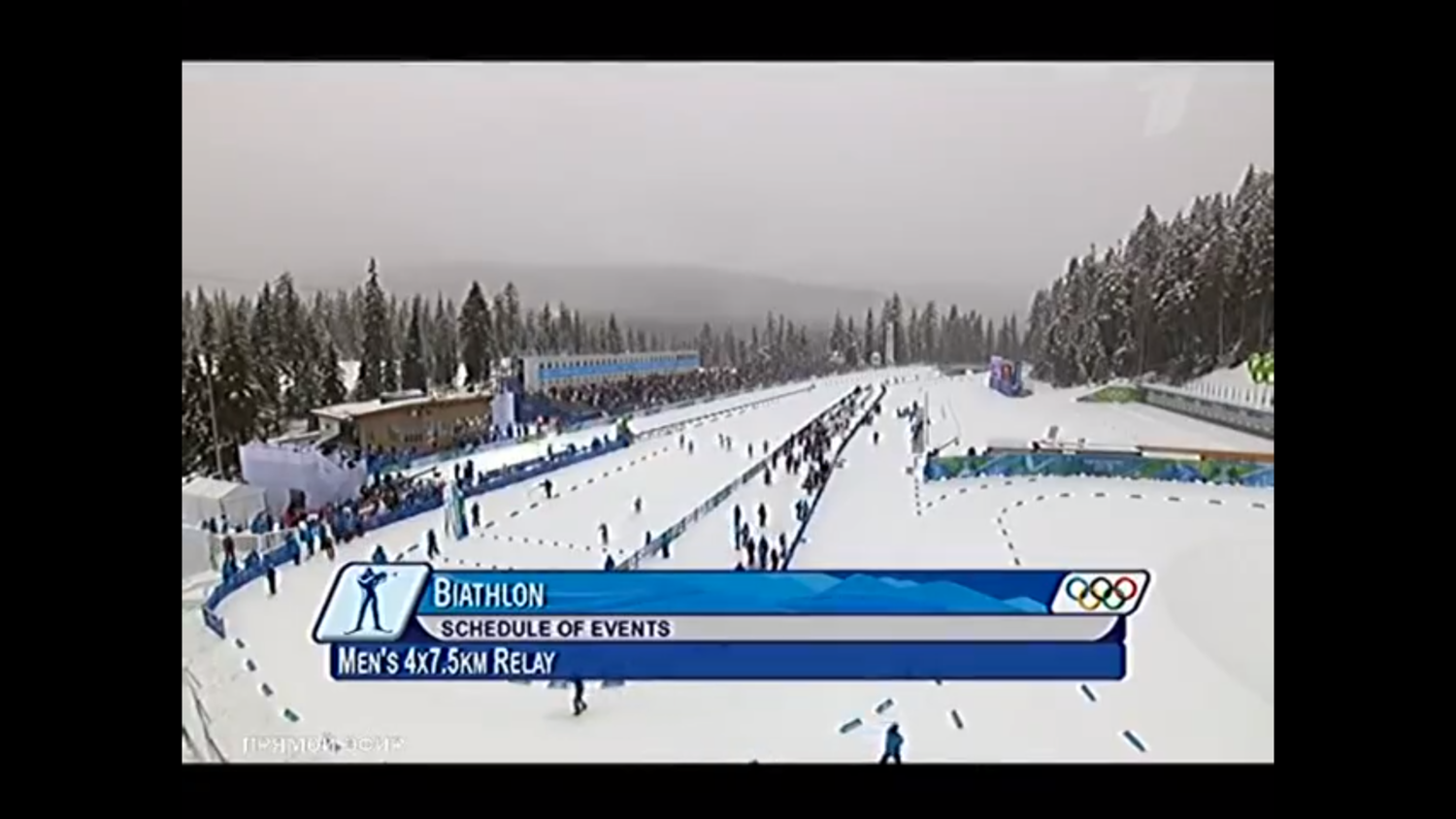 Зимние Олимпийские игры 2010 в Ванкувере. Биатлон. Мужчины. Эстафета. 4x7,5 км
