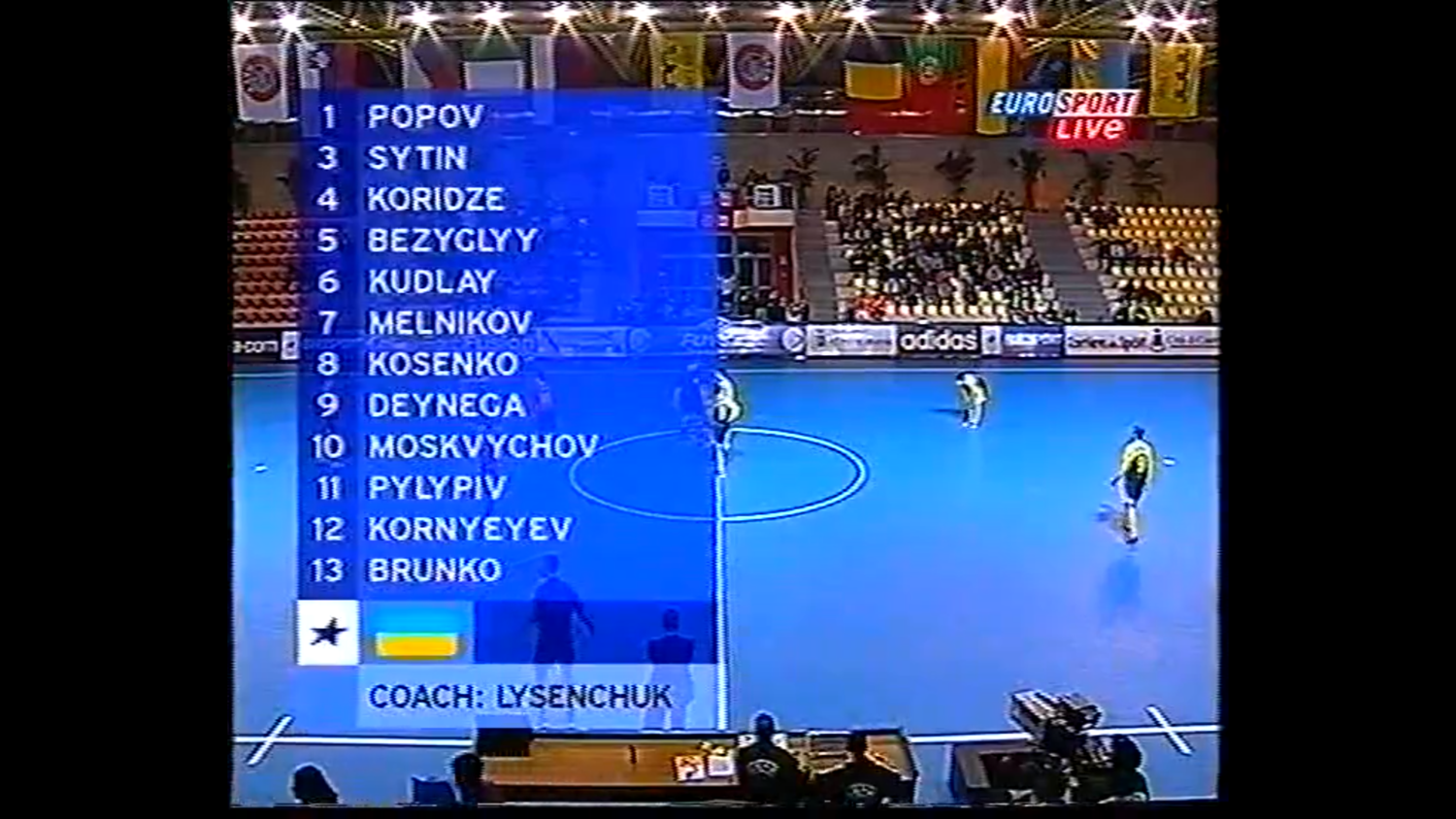 Мини-футбол. Чемпионат Европы 2003. Группа B. Украина - Испания
